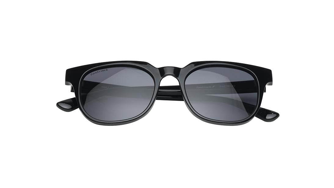 Black Round Rimmed Sunglasses (P467BK4V)