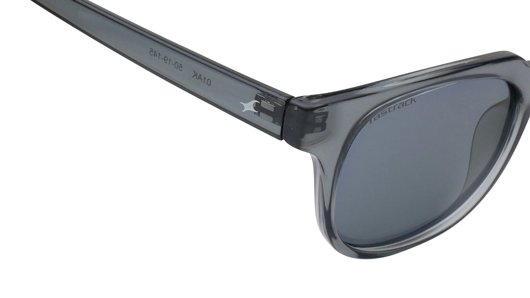 Grey Round Rimmed Sunglasses From Fastrack