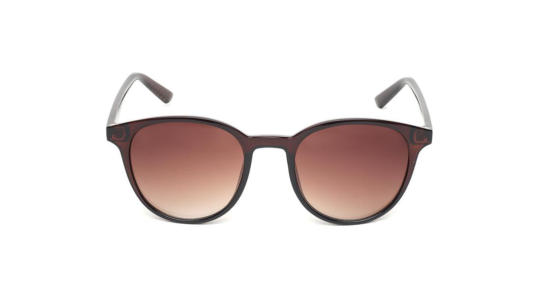 Brown Round Rimmed Sunglasses (P469BR2V)