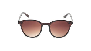 Brown Round Rimmed Sunglasses (P469BR2V)