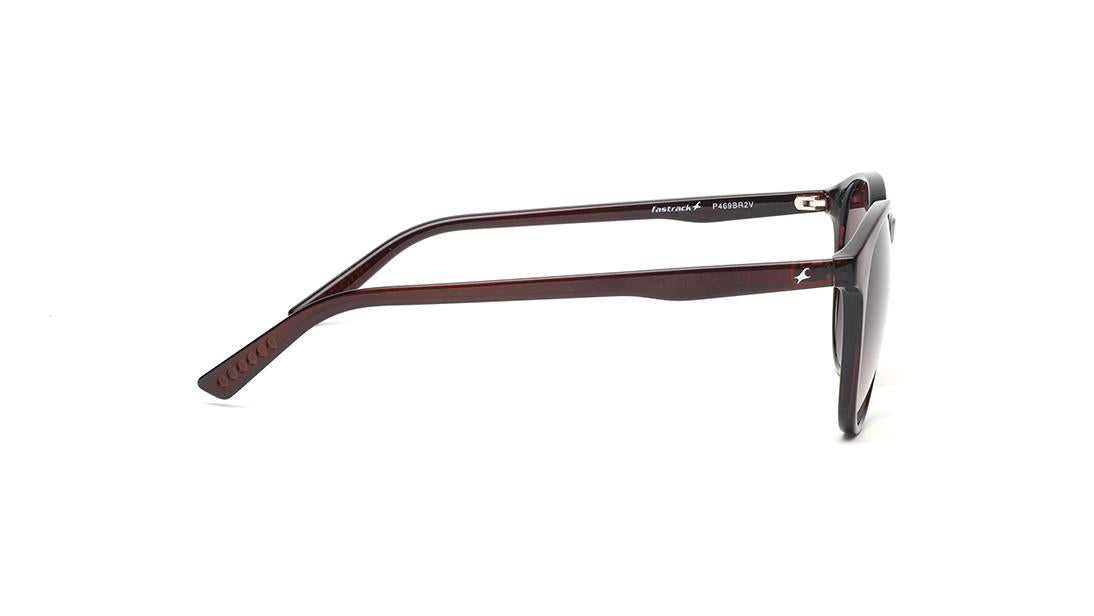 Brown Round Rimmed Sunglasses (P469BR2V)