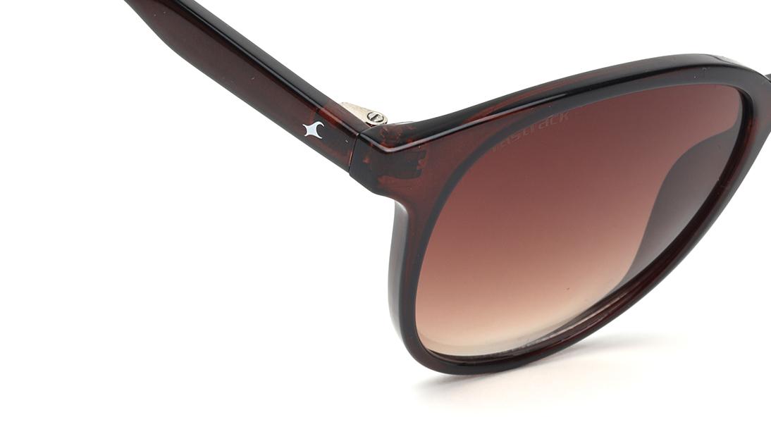 Brown Round Rimmed Sunglasses (P469BR2V)