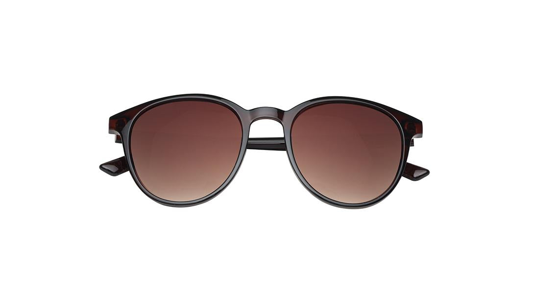 Brown Round Rimmed Sunglasses (P469BR2V)