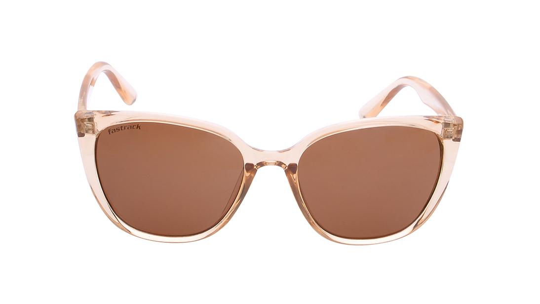 Brown CatEye Rimmed Sunglasses-P473BR3V