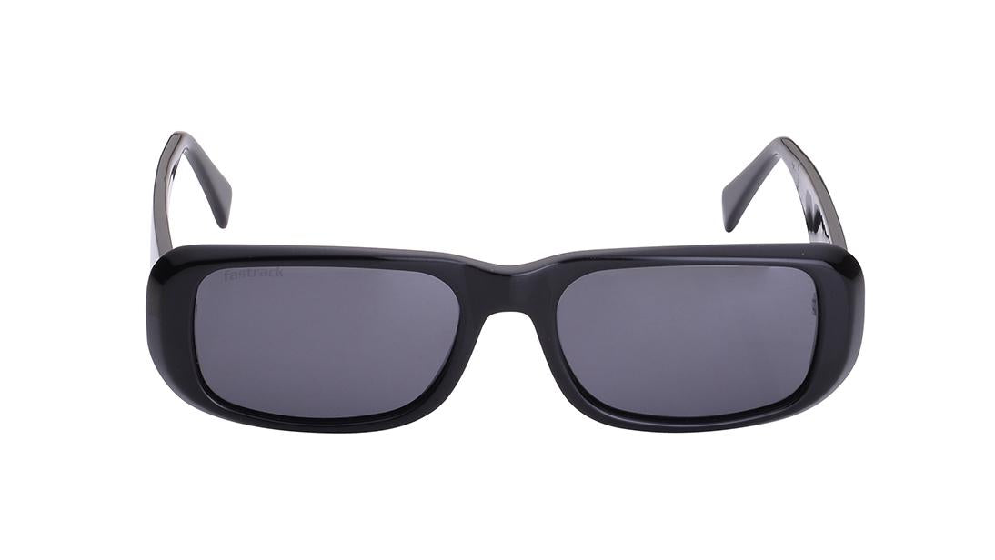 Grey Rectangle Rimmed Sunglasses(P478GY1PV)