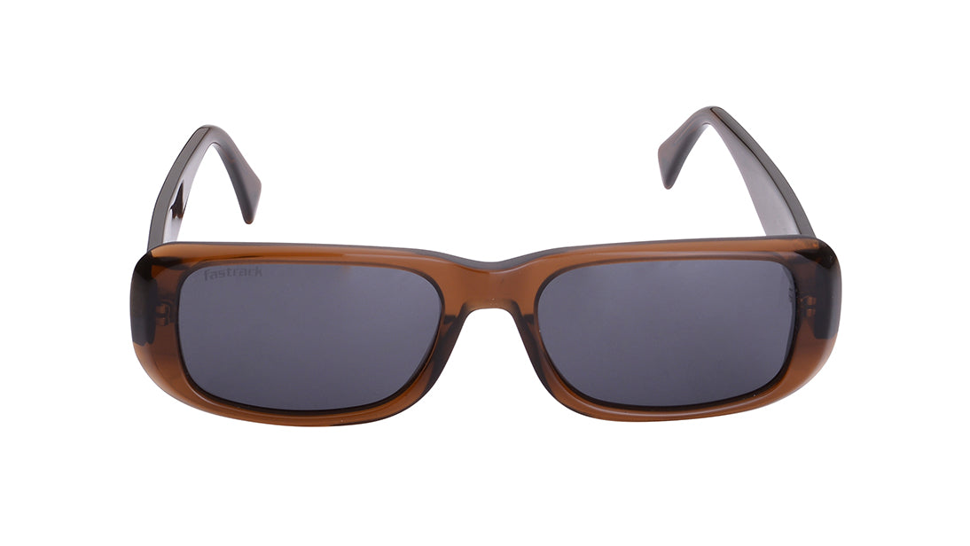 Grey Rectangle Rimmed Sunglasses(P478GY2PV)