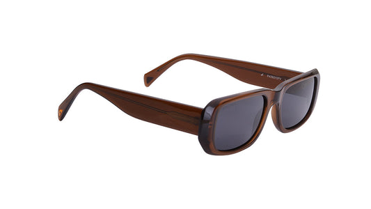 Grey Rectangle Rimmed Sunglasses(P478GY2PV)