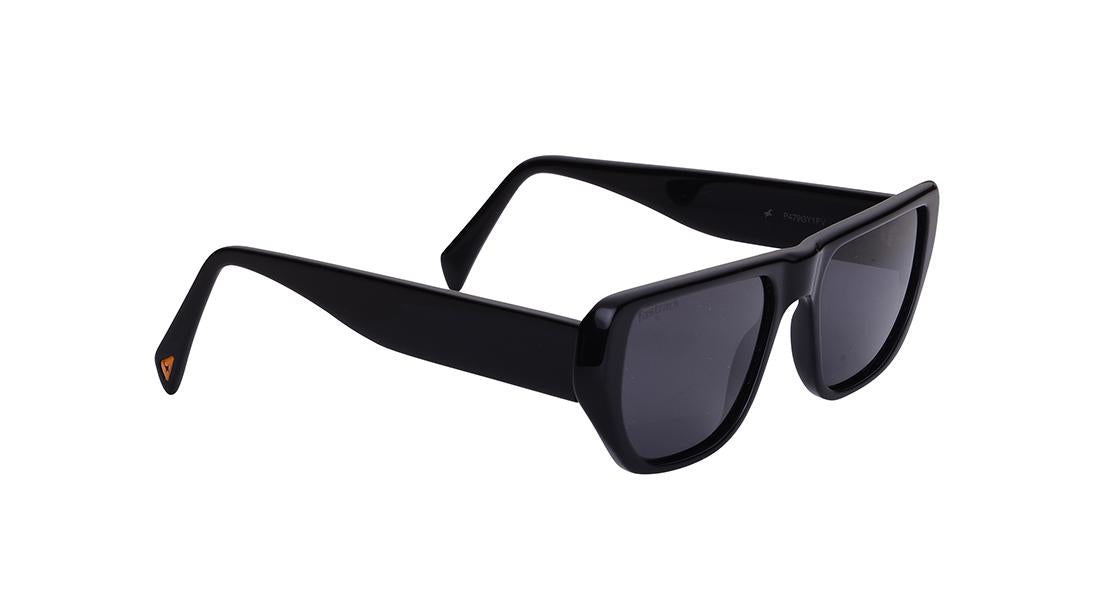 Grey Geometric Rimmed Sunglasses(P479GY1PV)