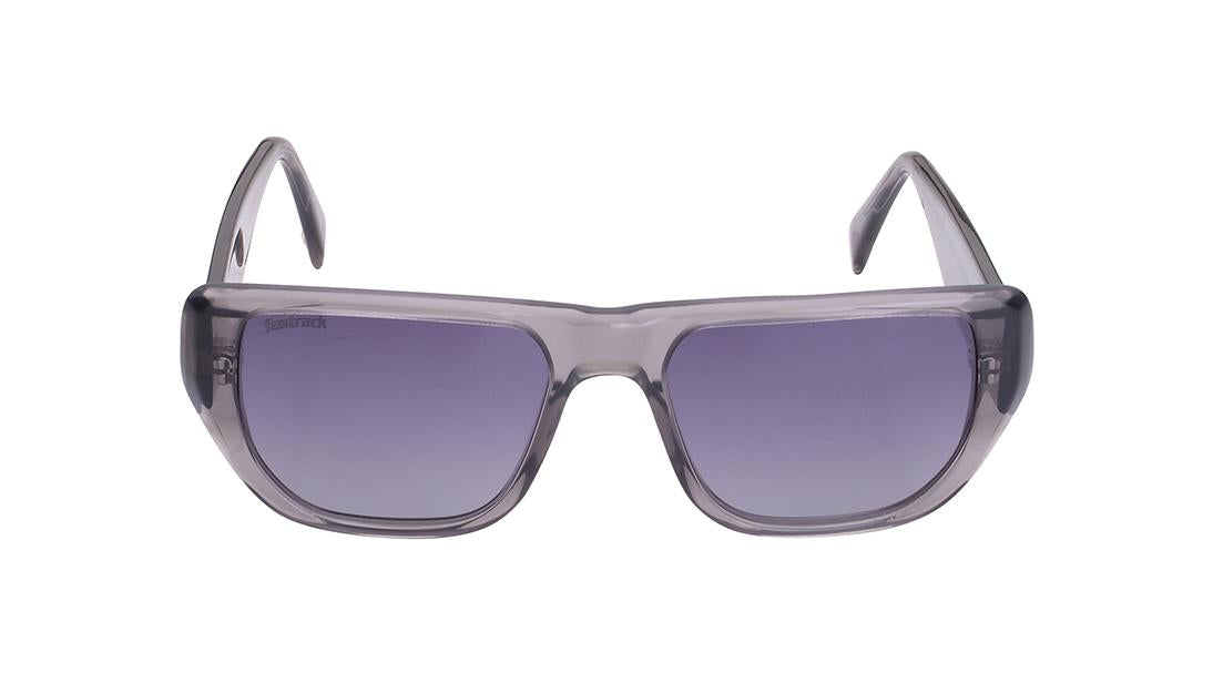 Grey Geometric Rimmed Sunglasses(P479GY2PV)