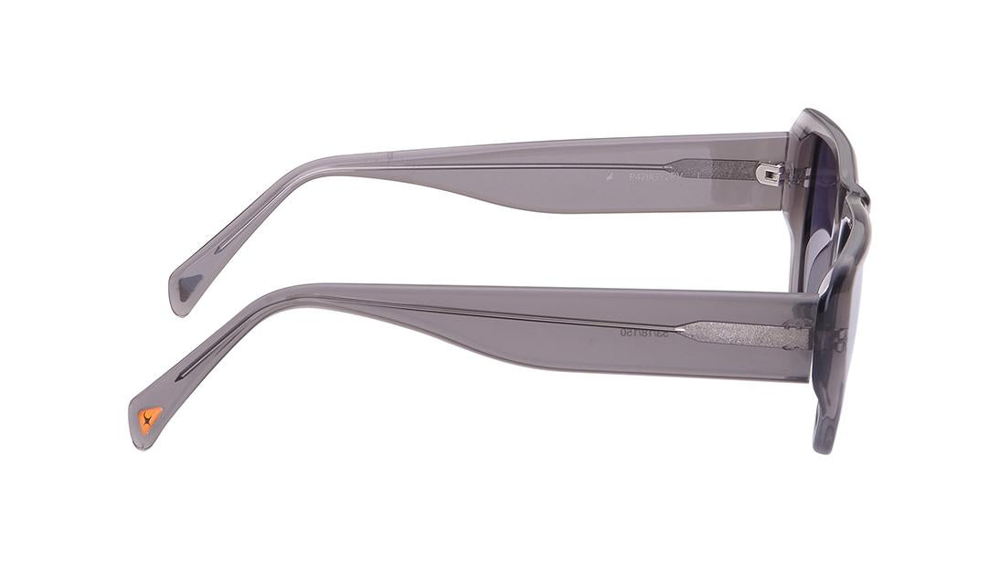 Grey Geometric Rimmed Sunglasses(P479GY2PV)