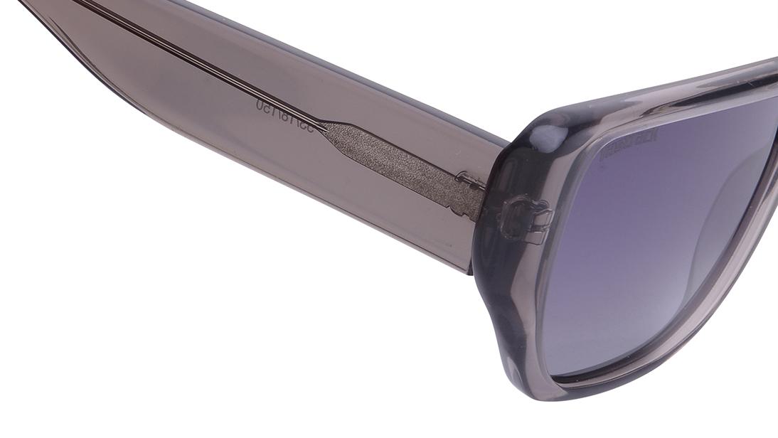 Grey Geometric Rimmed Sunglasses(P479GY2PV)