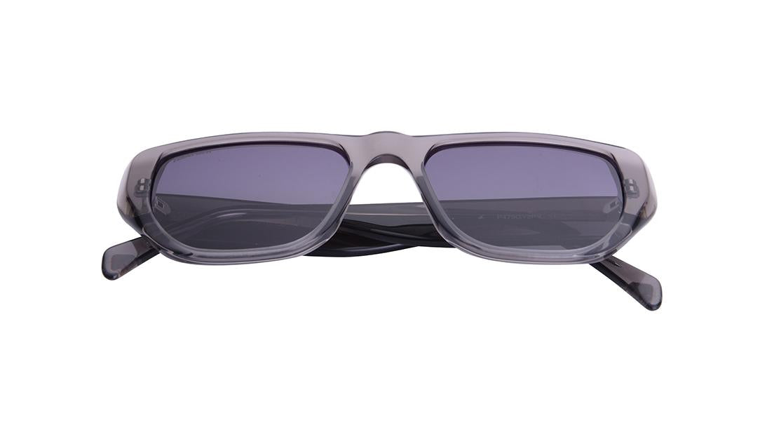 Grey Geometric Rimmed Sunglasses(P479GY2PV)