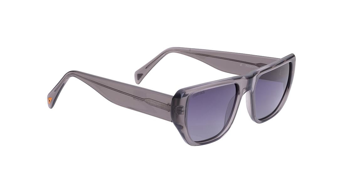 Grey Geometric Rimmed Sunglasses(P479GY2PV)