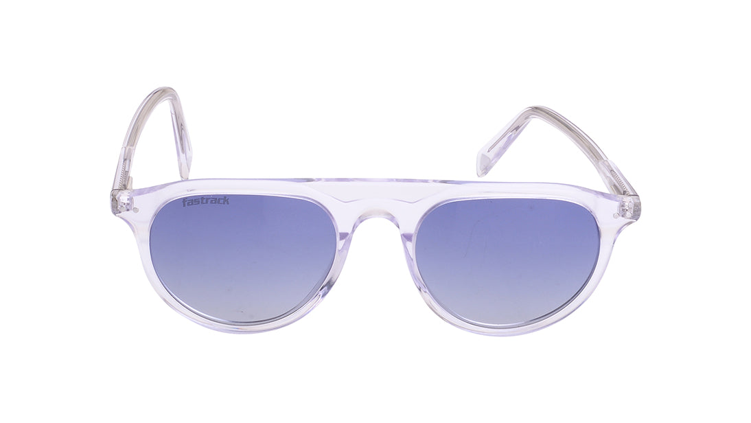 Blue Geometric Rimmed Sunglasses(P480BL1PV)