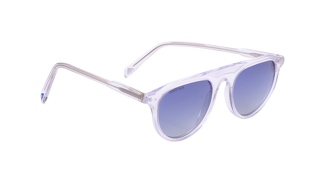 Blue Geometric Rimmed Sunglasses(P480BL1PV)