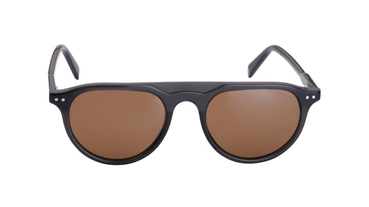 Brown Geometric Rimmed Sunglasses(P480BR1PV)