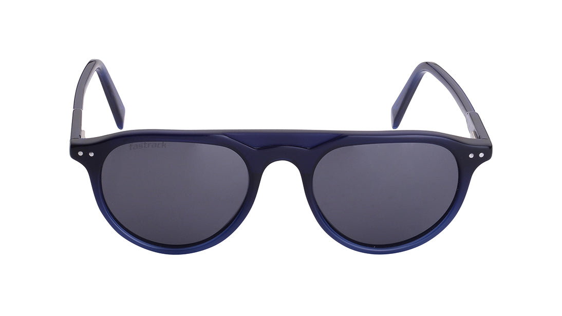 Grey Geometric Rimmed Sunglasses