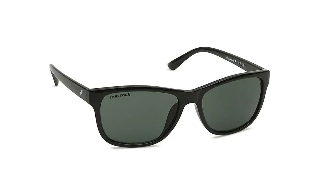 Black Wayfarer Sunglasses for Men-P357BK1