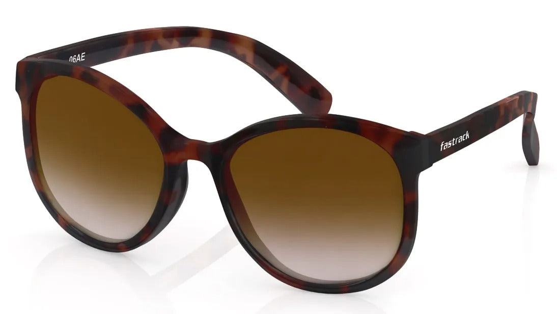 Brown Oval Women Sunglasses