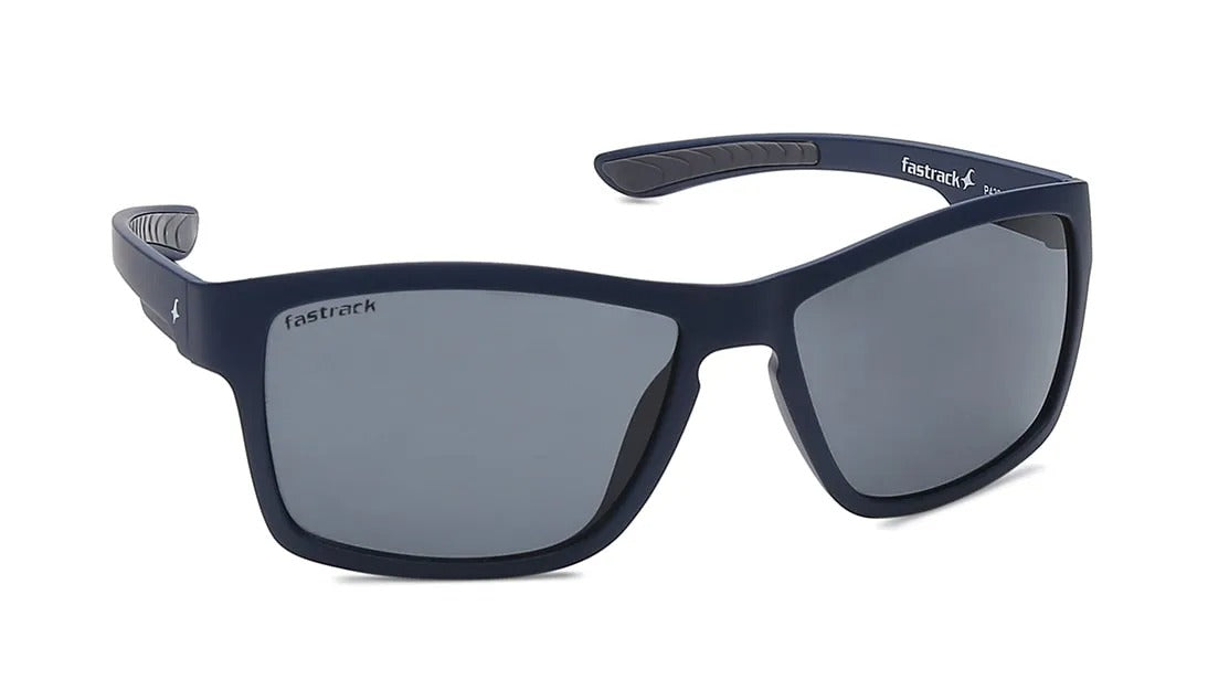 Blue Square Men Sunglasses (P420BK2|58)