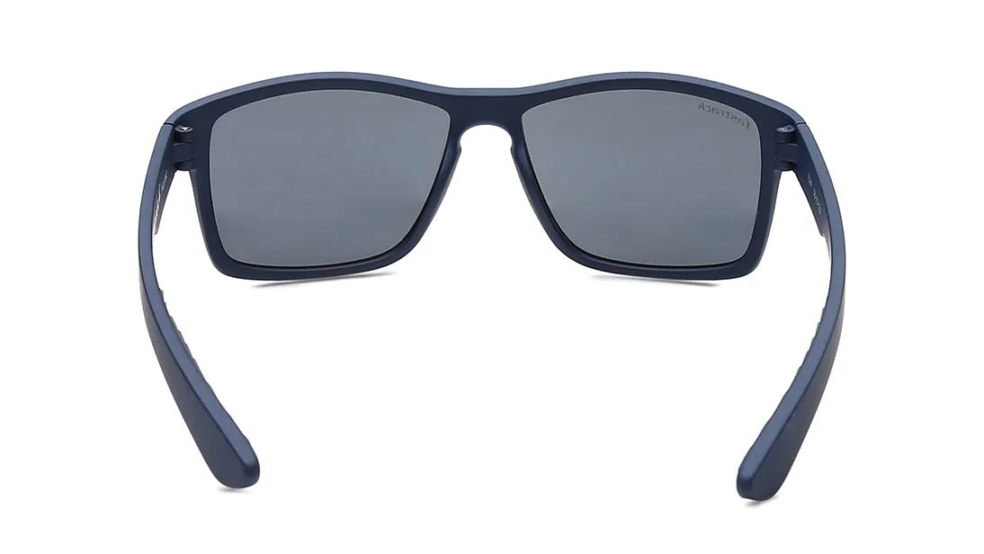 Blue Square Men Sunglasses (P420BK2|58)